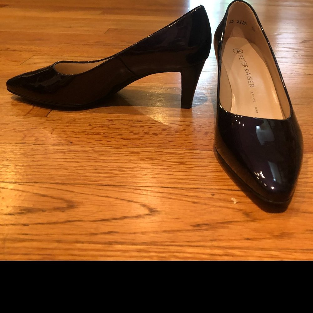 Peter Kaiser Navy Patent Leather Shoes
